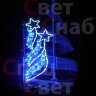 Световая консоль к 9 мая Звезды. "Прибрежная волна" Синее свечение