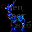 Светодиодная фигура "Северный олень" Синий