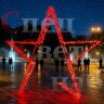 Светодиодная арка к 9 мая "Звезда" 4м Красная