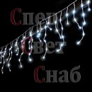 Светодиодная гирлянда "бахрома" Белая 6x0,9м
